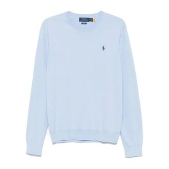 Polo Ralph Lauren Truien & Vesten, Heren, Blauw, S, Katoen, Trui met geborduurd logo