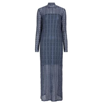 Dante6 Dames, Jurken, Blauw, Maat: L Katoen