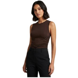 Levi's Dames-tanktop Crystal Slim (Bruin)
