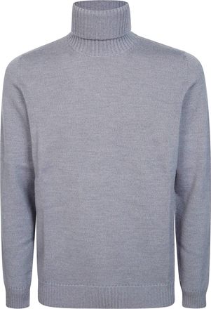 Drumohr Merino Finely Knit Merino Wool Turtleneck Sweater
