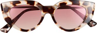 Vince Camuto 47mm Gradient Cat Eye Sunglasses in Oatmeal at Nordstrom Rack