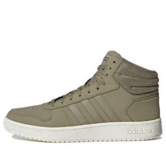 adidas Hoops 2.0 Mid Green H05683