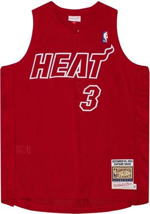 Mitchell & Ness Maglia Natale NBA Miami Heat 2012 Dwyane Wade - Rosso