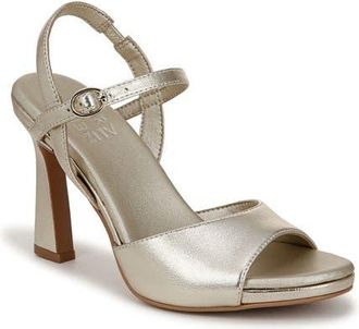 Naturalizer Lala Ankle Strap Sandal in Champagne at Nordstrom, Size 8.5