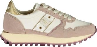 Blauer Polyester Sneaker - Dames - Sneakers - Veelkleurig - 40 EU - Polyester - Schoenen