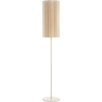 Light & Living L&aacute;mpara De Pie - Fringe - Beige - Metal Textil - - Light&living