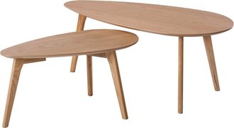 Studio Copenhagen Set di 2 tavolini da salotto Kazin, Studio Copenhagen