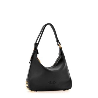 Tod's Gmt Sacca Mini - female - Tods - Shoulder Bags - Black - ONE SIZE - Bags
