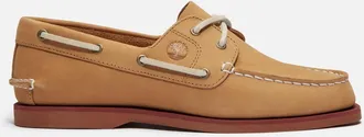 Timberland Womens Classic Lace-Up Boat Shoes in Medium Beige - Size UK 6.5