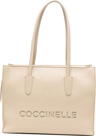 Coccinelle Handbag Grained Sandshell Sandshell
