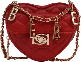 Bebe Solana Quilted Heart Crossbody Bag in Red at Nordstrom Rack