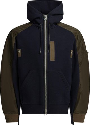 sacai meerkleurig lichtgewicht jack