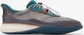 Cole Haan Mens 6.ZER&Oslash;GRAND Quick-On Sneakers - Grey Size 10.5