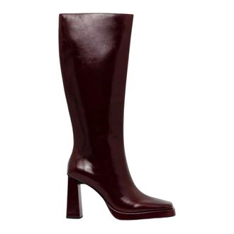 Jeffrey Campbell Maximal Hoge Laars - Dames - Schoenen - Bruin - Maat: 40 EU Leer