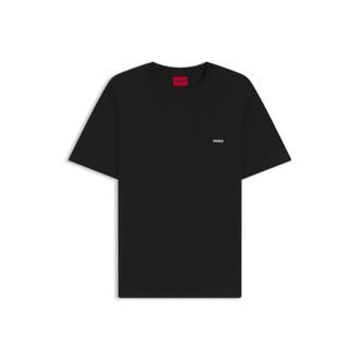 HUGO BOSS Cotton-jersey T-shirt with rear graphic