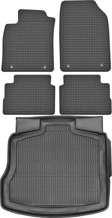 OEM Juego De Alfombrillas De Goma Para Coche Y Maletero Para Opel Vectra C Hatchback/sed&aacute;n (2002-2008)
