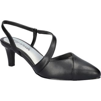 Easy Street Emerald Slingback Pointed Toe Pump in Black at Nordstrom Rack, Size 5.5