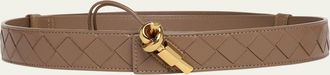 Bottega Veneta Knot Buckle Medium Calf Leather Belt