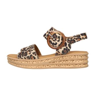 Gabor Schoenen, Dames, Veelkleurig, 42 1/2 EU, Linnen, 550 Sandalen