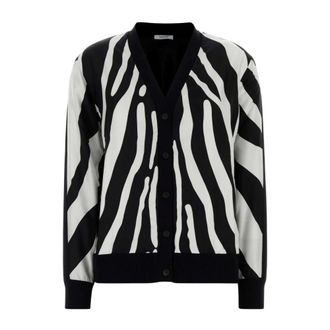 Ferragamo Cardigans, female, Multicolor, Size: S Viscose Cardigan