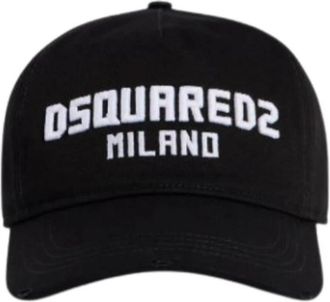 Dsquared2 Baseball Cap - Heren - Petten - Zwart - ONE Size - Accessoires