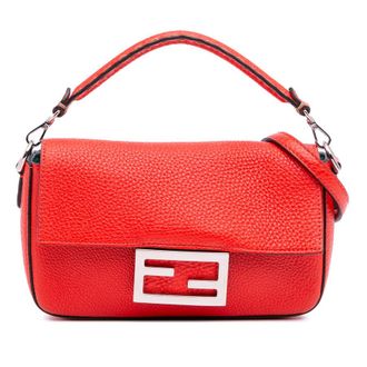 Fendi Pre-owned Fendi Mini Leather Baguette Satchel Ladies 8BS017 SFR 199 8241
