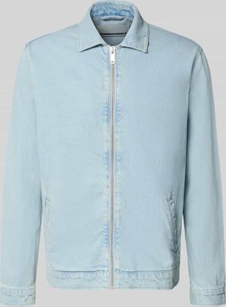 Armedangels Armedangels Relaxed Fit Jeansjacke aus reiner Baumwolle Modell HARRINGTON in Hellblau, Gr&ouml;&szlig;e XXL
