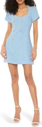 LIKELY Gia Tweed Cocktail Dress in Blue Bell at Nordstrom Rack, Size 12