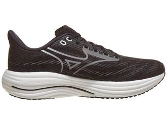 Mizuno Mens Wave Rider 29 Running Shoes In Black Sand