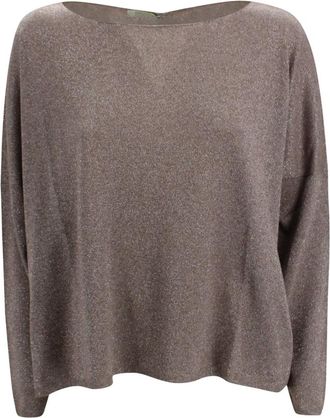 Be You Round-neck Knitwear, female, Brown, Size: XS Be My Hope Round-neck Knitwear