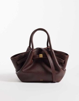 JW PEI Hana - Borsa shopping piccola marrone scuro