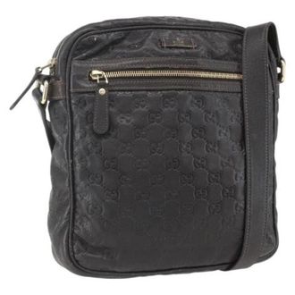 Gucci Pre-owned Cross Body Bags, unisex, Brown, Size: ONE SIZE Pre-owned Cross Body Bag
