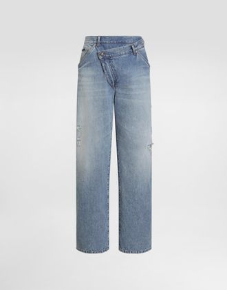 Dolce & Gabbana Denim Trousers - Man Denim Multi-colored 44