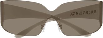 Balenciaga Sunglasses, unisex, Brown, Size: ONE SIZE Mask Sunglasses