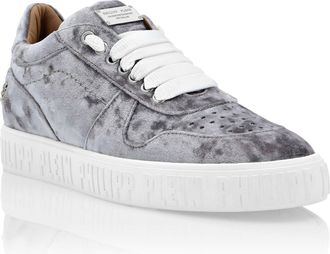 Philipp Plein Velvet Lo-Top Sneakers Plein Hurricane