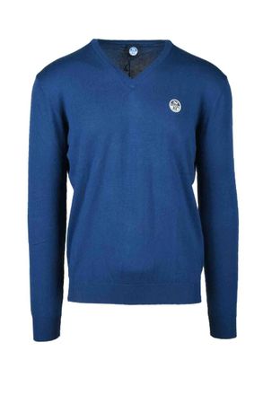 North Sails Blue Crewneck Cotton Sweater
