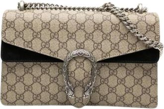 Gucci Pre-owned Cross Body Bags, female, Beige, Size: ONE SIZE Pre-owned Dionysus Crossbody Bag