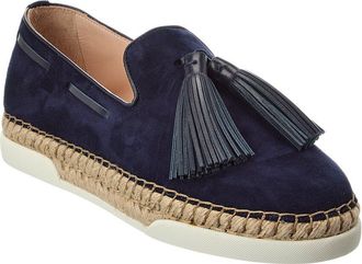 Tod's TodS Gomma Suede Espadrille