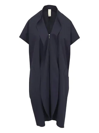 Zero + Maria Cornejo zip mini dress - Blauw