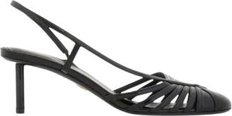 Ferragamo Womens Leather Flat Shoes Sleek Design - Black - Size 41.5 EU/IT