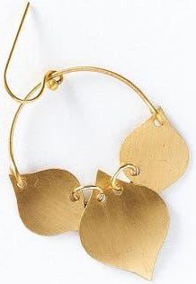 Matr Boomie Chameli Leaf Drop Earrings in Bronze at Nordstrom