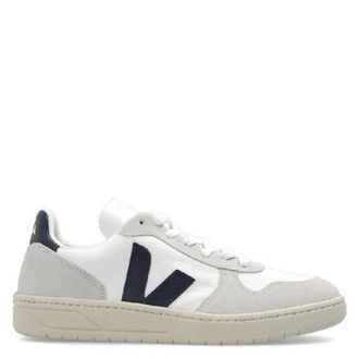 Veja White Nautico V-10 B-Mesh Sneakers, Brand Size 41 ( US Size 8 )