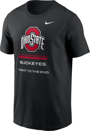 Nike Ohio State Sideline Nike Mens Dri-FIT College T-Shirt in Black | 02ET00AOH-ZK0
