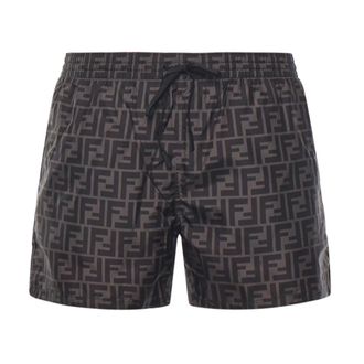 Fendi Swim Shorts - male - Fendi - Beachwear - Black - M - Swimwear