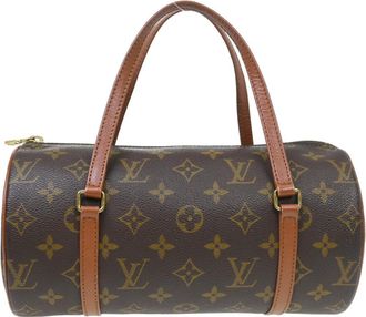Louis Vuitton Papillon Handbag Monogram Canvas Brown Canvas Handbag (Pre-Owned)