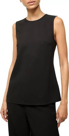 Staud Bronte Sleeveless Tunic Top In Black