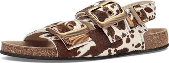 AllSaints Staffa Sandals Womens Sandals Cow Print : 9.5 M, Synthetic