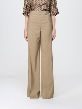 Max Mara Pantaloni palazzo a vita alta in misto seta e cotone