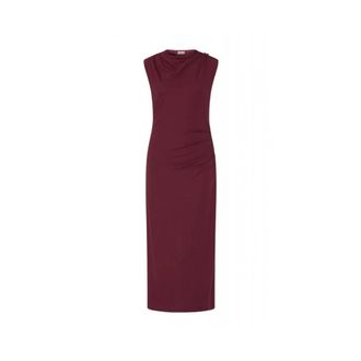 Marella Scuola Jersey Jurk - Dames - Casual kleedjes - Rood - M - Polyester - Kleedjes