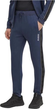 Guess Mickey Trainingsbroeken - Heren - Sweatpants - Blauw - M - Katoen - Broeken